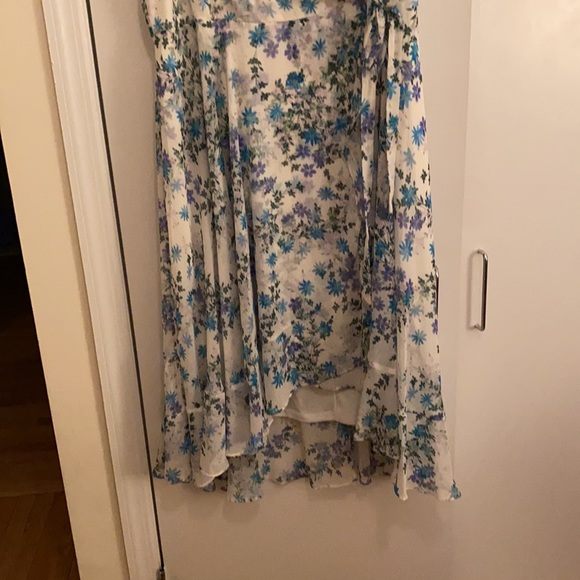 NWOT Chaps chiffon ruffle Hilo maxi. Size 18w - Picture 3 of 5